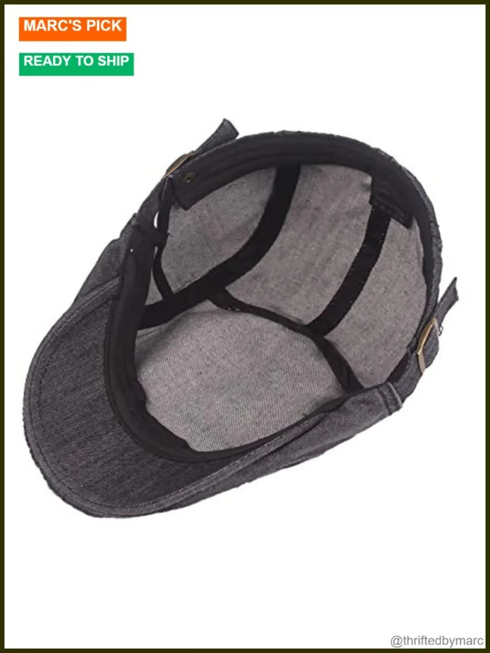 Unisex Denim Newsboy Hat Cotton Flat Ivy Gatsby Cap Adjustable